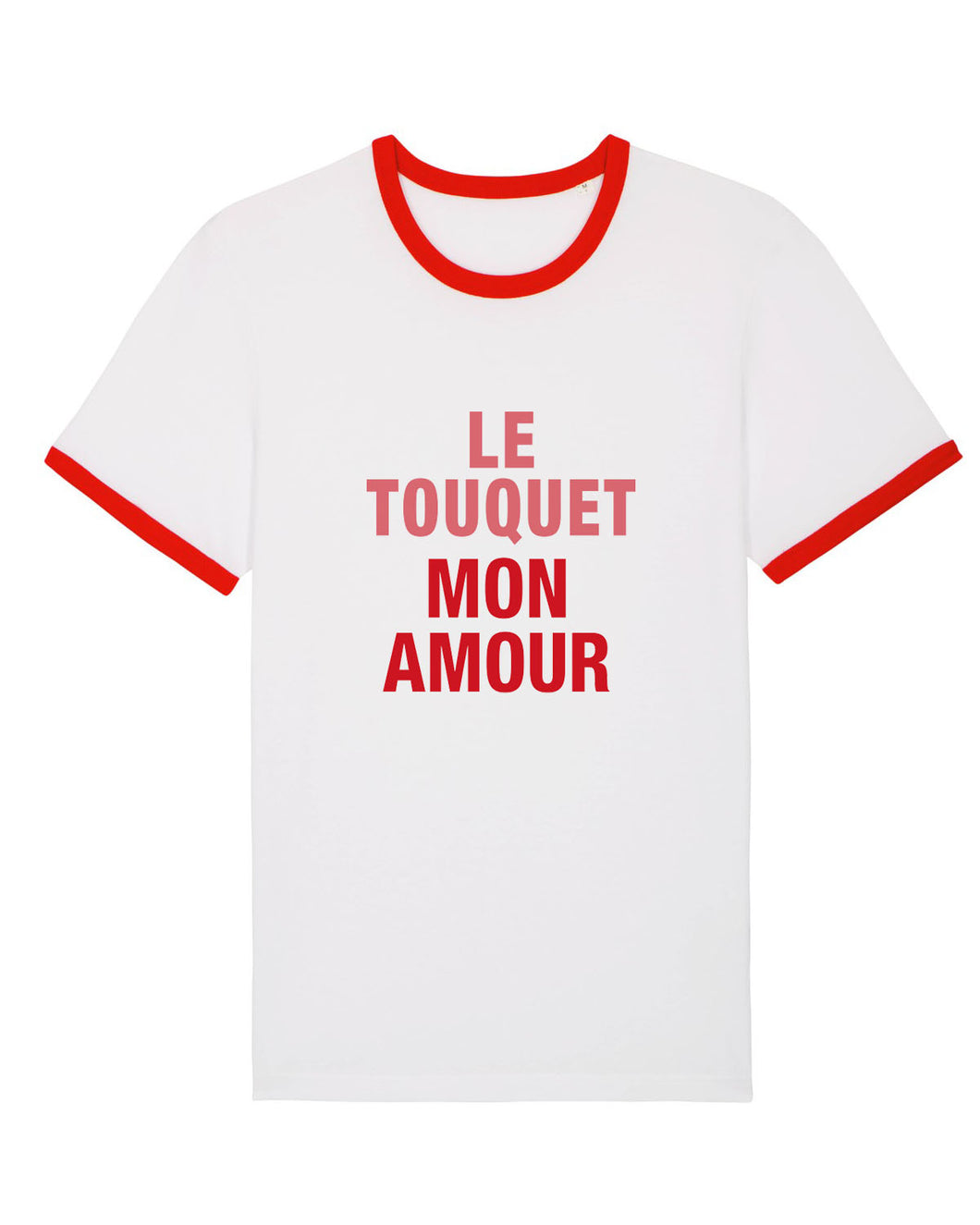 T-shirt Le Touquet Mon Amour Ringer