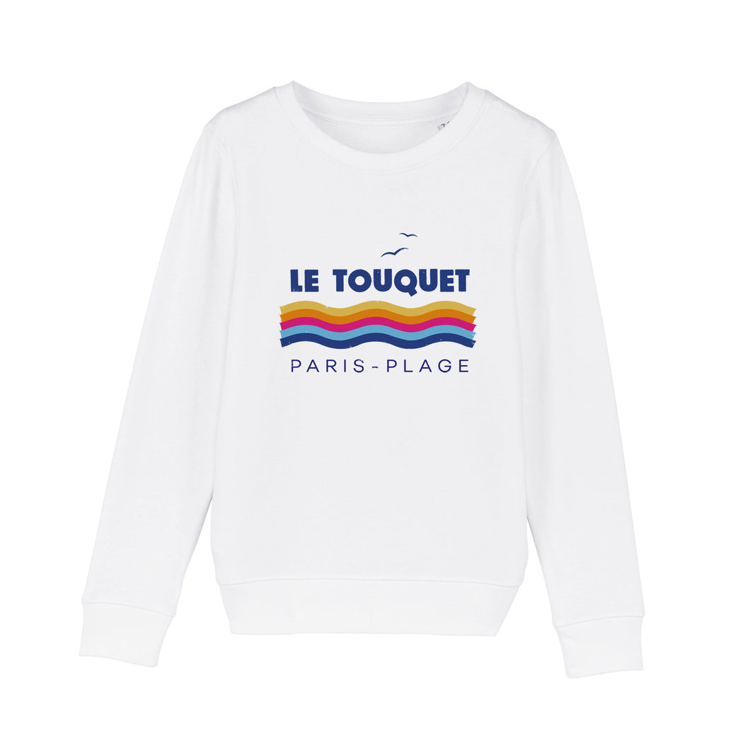 Sweat Shirt enfant Le Touquet Vagues