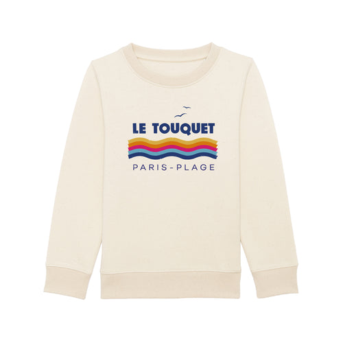 Sweat Shirt enfant Le Touquet Vagues