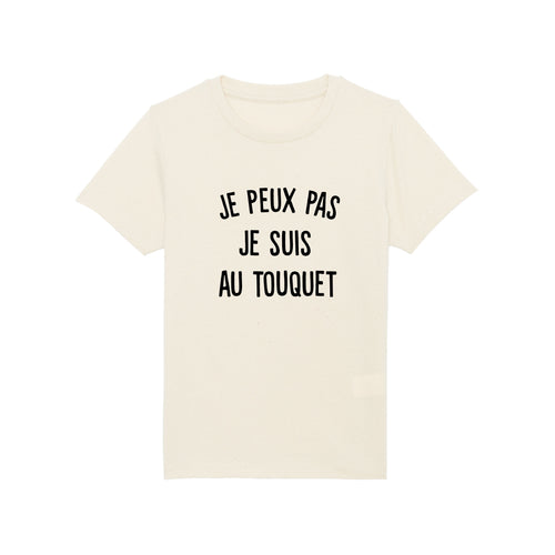 T-shirt enfant je peux pas je suis au Touquet