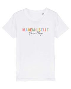 T-shirt enfant Mademoiselle Paris Plage