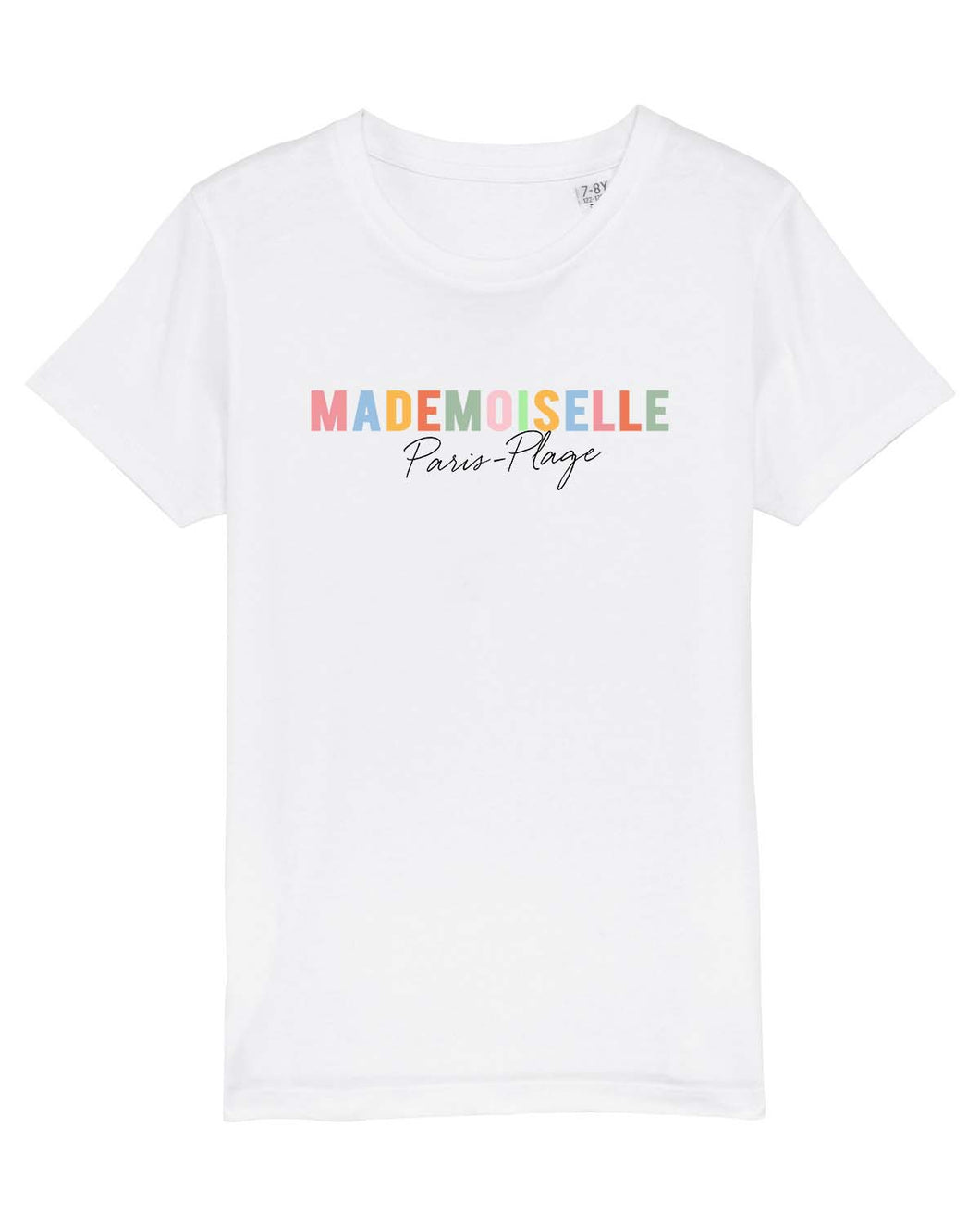 T-shirt enfant Mademoiselle Paris Plage