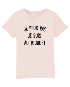 T-shirt enfant je peux pas je suis au Touquet