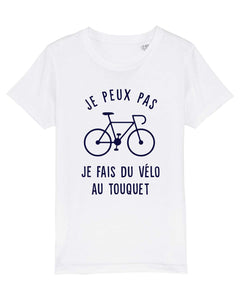 T-shirt enfant Je peux pas je fais du vélo au Touquet