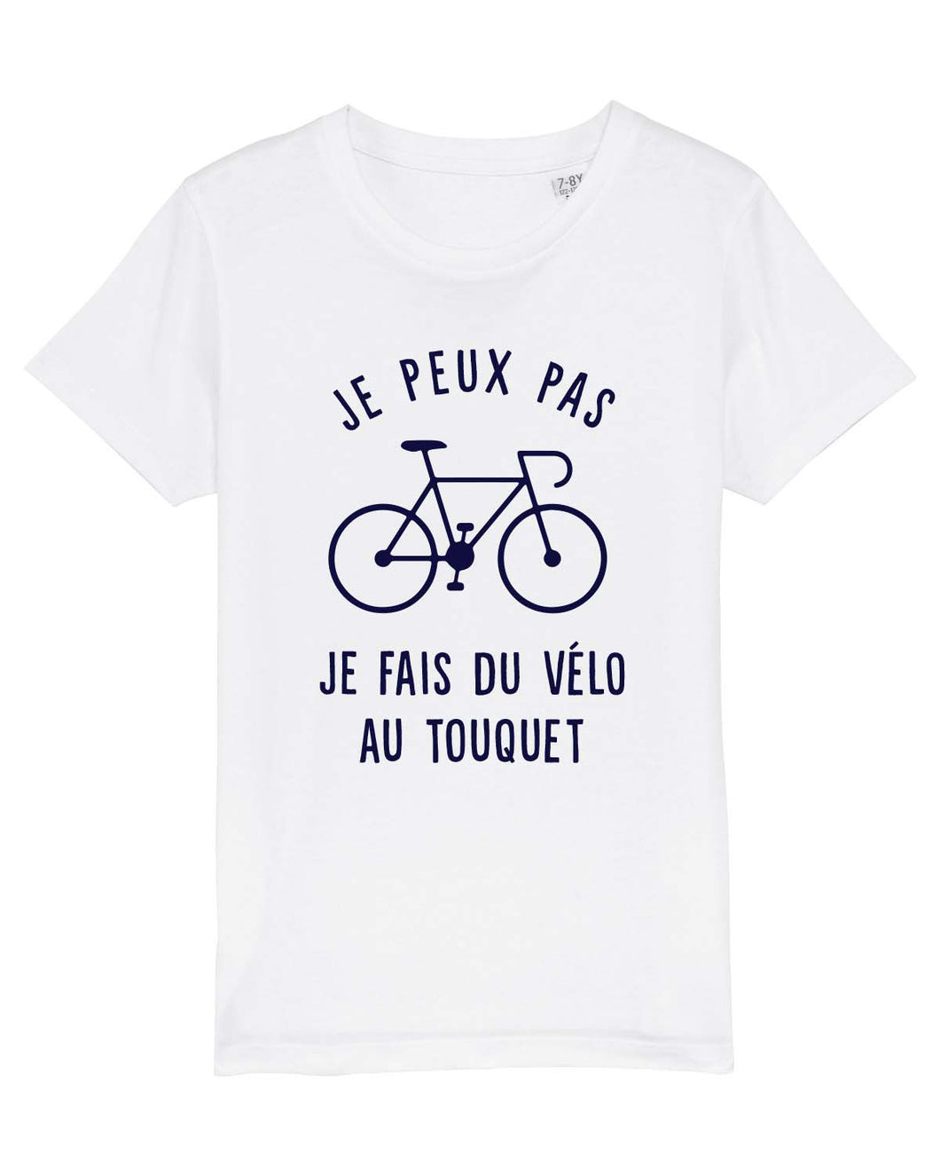 T-shirt enfant Je peux pas je fais du vélo au Touquet