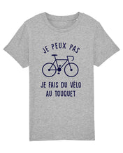 Charger l&#39;image dans la galerie, T-shirt enfant Je peux pas je fais du vélo au Touquet