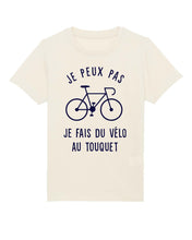 Charger l&#39;image dans la galerie, T-shirt enfant Je peux pas je fais du vélo au Touquet