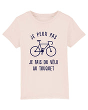 Charger l&#39;image dans la galerie, T-shirt enfant Je peux pas je fais du vélo au Touquet