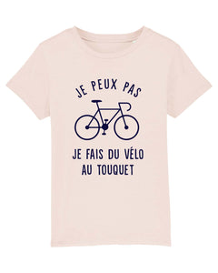 T-shirt enfant Je peux pas je fais du vélo au Touquet