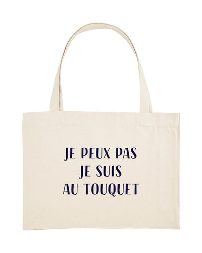 Sac de plage Je peux pas je suis au Touquet